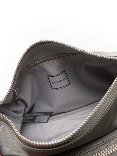 KARISSA EVO Borsa a tracolla con pouch gunmetal green - Borse Donna