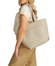 CALVIN KLEIN CK RAFFIA Shopper a spalla crockery - Borse Donna - 4