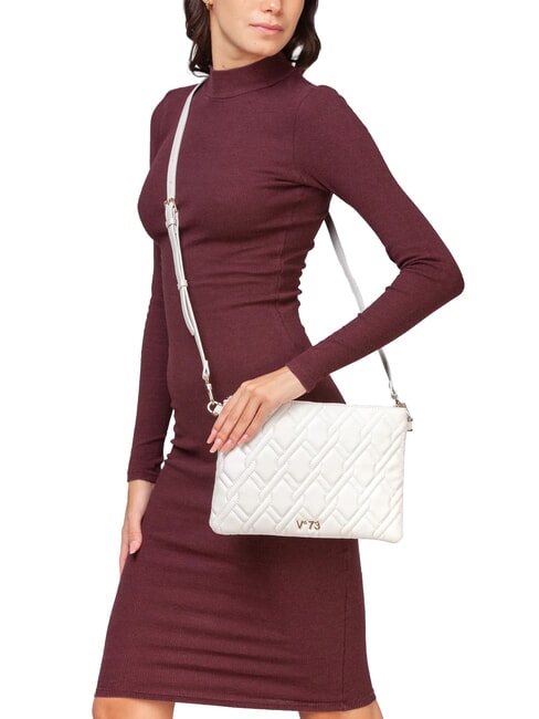 MARGARET Borsa a bustina motivo trapuntato panna - Borse Donna