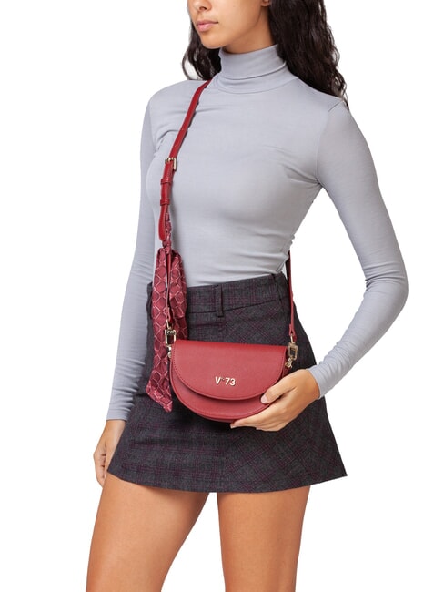 ALICE Borsa con pattina e foulard rubino - Borse Donna