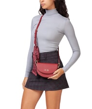 V73 ALICE Borsa con pattina e foulard rubino - Borse Donna - 5