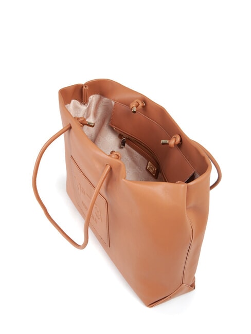 NINETTE Borsa shopping logo in rilievo cuoio - Borse Donna