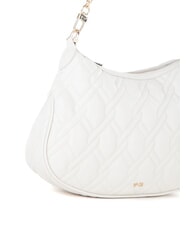 V73 MARGARET Borsa a spalla motivo trapuntato panna - Borse Donna - 3