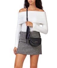 V73 ALICE Borsa con pattina e foulard nero - Borse Donna - 5