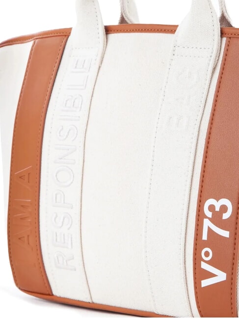 RESPONSIBILITY SUMME Borsa shopping con tracolla naturale/cuoio - Borse Donna