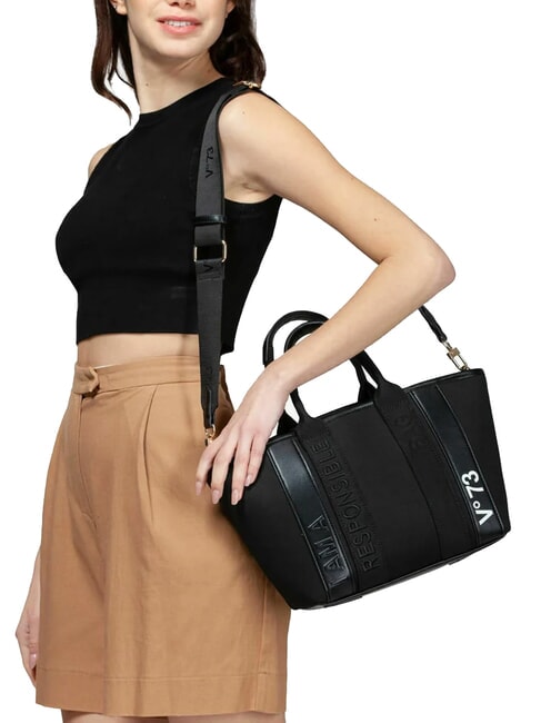 RESPONSIBILITY SUMME Borsa shopping con tracolla nero - Borse Donna