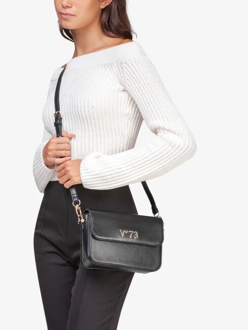 BAMBOO BAG Borsa a tracolla con pattina nero - Borse Donna