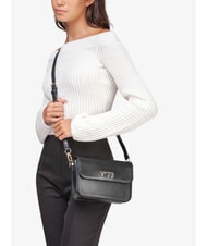 V73 BAMBOO BAG Borsa a tracolla con pattina nero - Borse Donna - 5