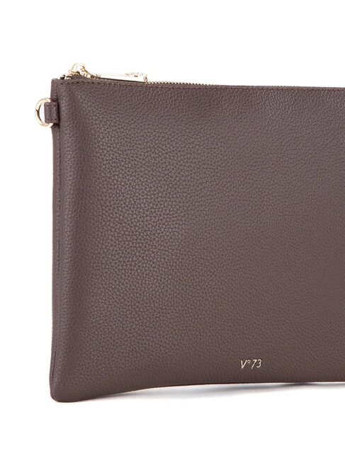 VIVIENNE Pochette piatta con tracolla moro - Borse Donna