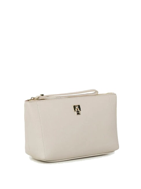 TITANIA Pochette con charm e polsierina off white - Borse Donna