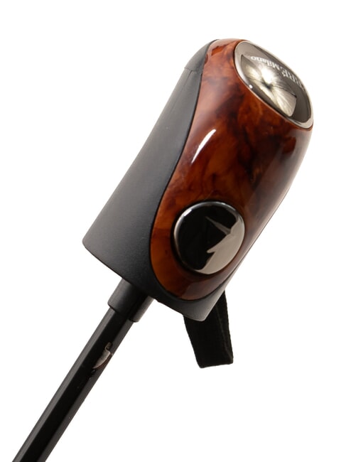 MINI Ombrello pieghevole antivento cravatta marrone 02 - Ombrelli