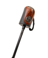 FERRÈ MINI Ombrello pieghevole antivento cravatta grigio 02 - Ombrelli - 3