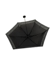 FERRÈ LOGO ALL OVER Mini Ombrello manuale nero02 - Ombrelli - 5