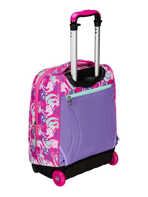 CUCCIOLI BIG GIRL Zaino trolley fisso 2 ruote fuxiafluo - Zaini con carrello