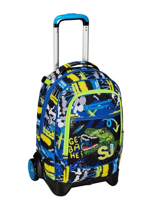 CUCCIOLI  NEW TECH Zaino trolley sganciabile, 2 ruote Nero - Zaini con carrello