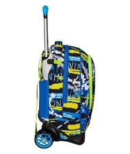 SJGANG CUCCIOLI  NEW TECH Zaino trolley sganciabile, 2 ruote Nero - Zaini con carrello - 4