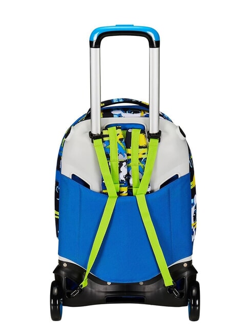 CUCCIOLI  NEW TECH Zaino trolley sganciabile, 2 ruote Nero - Zaini con carrello