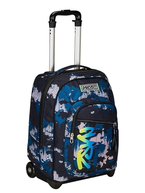 GREENSCREEN Zaino trolley fisso 2 ruote camou green - Zaini con carrello