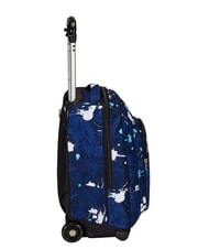 SEVEN SPOTTYBLUE Zaino trolley fisso 2 ruote azur - Zaini con carrello - 4