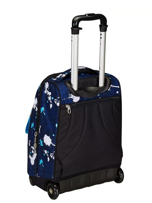 SPOTTYBLUE Zaino trolley fisso 2 ruote azur - Zaini con carrello