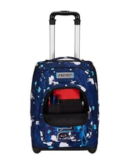 SEVEN SPOTTYBLUE Zaino trolley fisso 2 ruote azur - Zaini con carrello - 6
