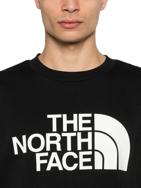 EASY Felpa girocollo maxi logo tnf black - Felpe Uomo