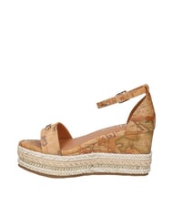 ALVIERO MARTINI PRIMA CLASSE GEO  Sandali Espadrillas con zeppa NATURALE - Scarpe Donna - 4