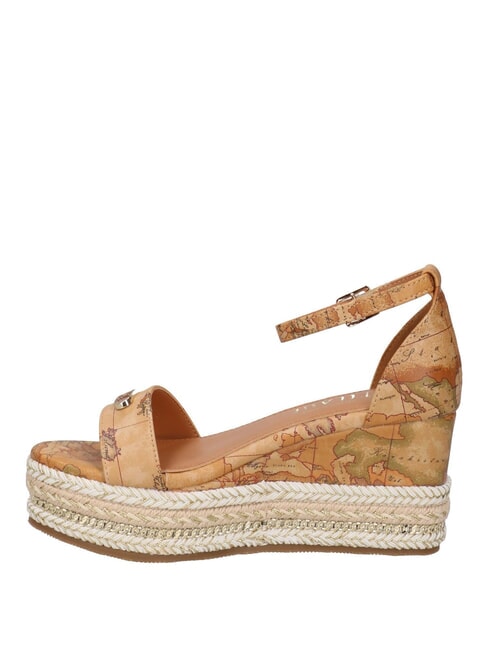 GEO  Sandali Espadrillas con zeppa NATURALE - Scarpe Donna