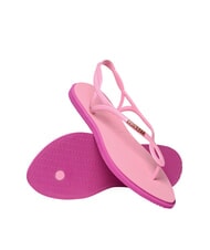 HAVAIANAS LUNA POINT Sandalo infradito pink glow - Scarpe Donna - 4