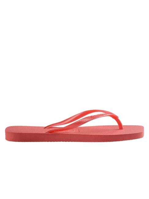 SLIM SQUARE Infradito punta quadrata tropical coral - Scarpe Donna