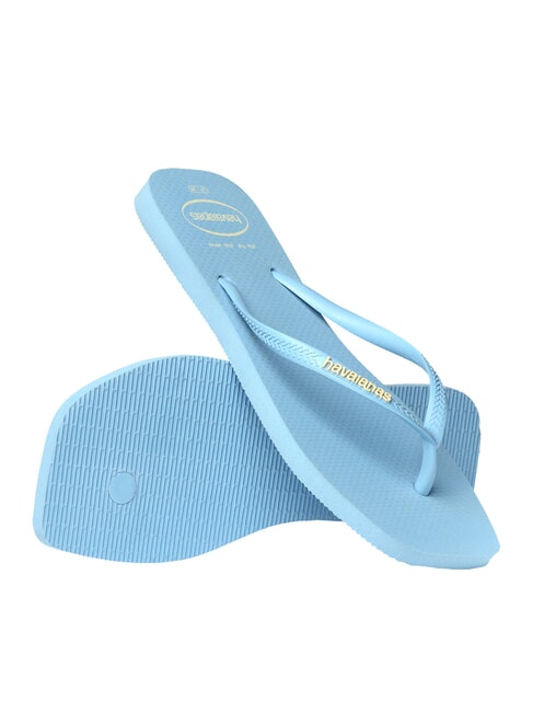 SQUARE LOGO Infradito lavender blue - Scarpe Donna