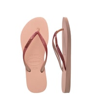 HAVAIANAS SLIM GLITTER II Infradito pink/pink - Scarpe Donna - 5