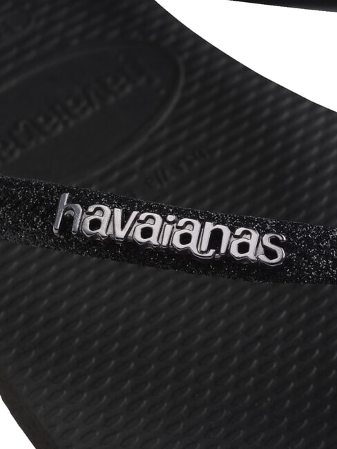 SLIM GLITTER II Infradito black black - Scarpe Donna