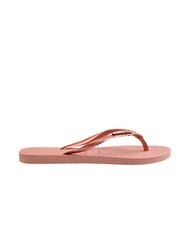 HAVAIANAS SLIM LOGO Infradito crocus rose/golden blush - Scarpe Donna - 3