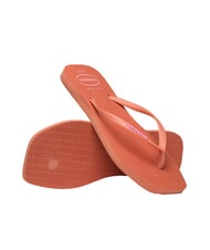 HAVAIANAS SQUARE LOGO Infradito pink clay - Scarpe Donna - 5