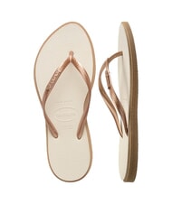 HAVAIANAS SLIM POINT Infradito rose gold/beige - Scarpe Donna - 4