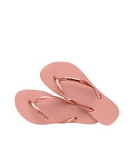 HAVAIANAS SLIM LOGO Infradito crocus rose/golden blush - Scarpe Donna - 5