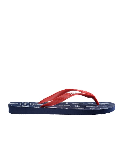 TOP NAUTICAL Infradito navy blue/ruby red - Scarpe Uomo