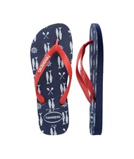 HAVAIANAS TOP NAUTICAL Infradito navy blue/ruby red - Scarpe Uomo - 4