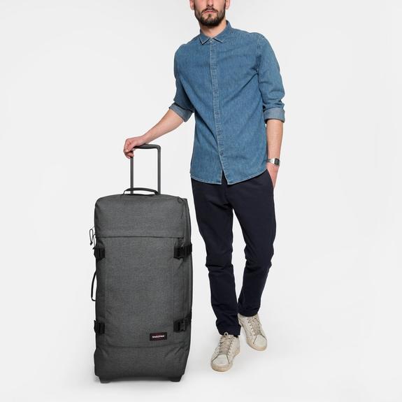 Trolley TRANVERZ L con TSA, misura grande BlackDenim - Trolley Semirigidi