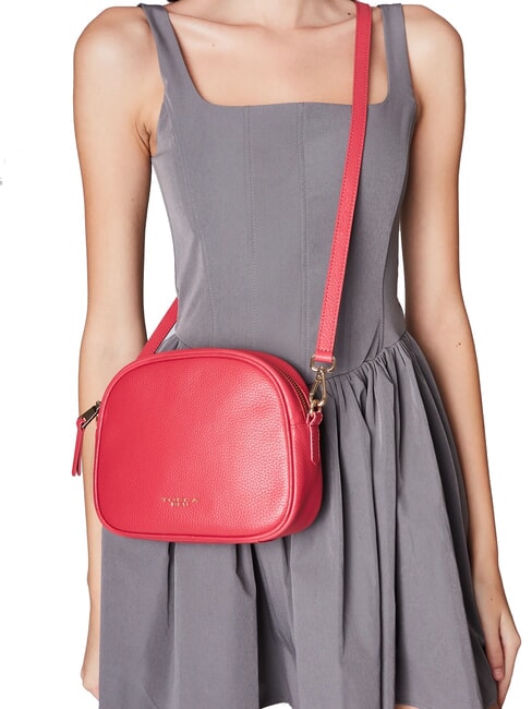 MOONY BAGS Borsa piccola in pelle a tracolla CORALLO - Borse Donna