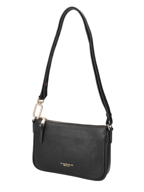 MOONY BAGS Borsa in pelle a tracolla Nero - Borse Donna
