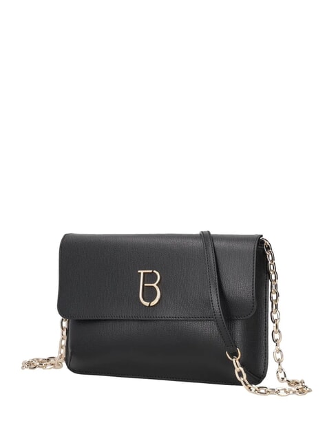 BIANCA Borsa in pelle tracolla catena Nero - Borse Donna