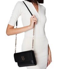 TOSCA BLU BIANCA Borsa in pelle tracolla catena Nero - Borse Donna - 4