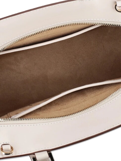 AMELIA Borsa a mano in pelle con charm bianco avorio - Borse Donna