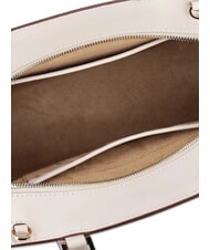 TOSCA BLU AMELIA Borsa a mano in pelle con charm bianco avorio - Borse Donna - 3