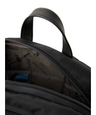 PIQUADRO BRIEF ECOLOGICA Zaino in tessuto riciclato, pc 14" Nero - Zaini da lavoro porta PC - 3
