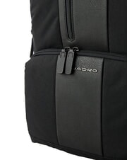 PIQUADRO BRIEF ECOLOGICA Zaino in tessuto riciclato, pc 14" Nero - Zaini da lavoro porta PC - 5