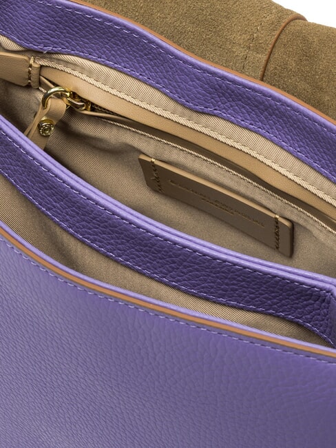 HELENA ROUND Borsa in pelle con doppia tracolla opulence - Borse Donna