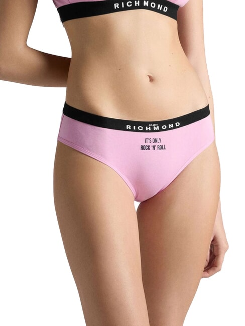 HUITEMA 2 slip rock'n roll black/pink - Slip Donna